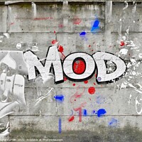 Buy canvas prints of Revving up the Mod Scene by Beryl Curran