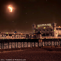 Buy canvas prints of A Magical Night on Brightons Palace Pier by Beryl Curran