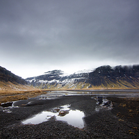 Buy canvas prints of  Volcanic landscapes of Iceland by DEREK ROBERTS