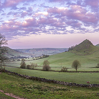 Buy canvas prints of Dawn light over Parkhouse hill in the Peak District  by John Finney