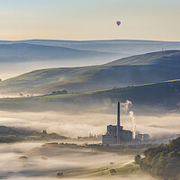 Buy canvas prints of Hope valley Spring sunrise, Peak District.  by John Finney