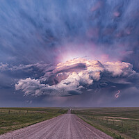 Buy canvas prints of Death of a Supercell by John Finney