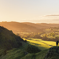 Buy canvas prints of Parkhouse Hill & Dove Valley by John Finney