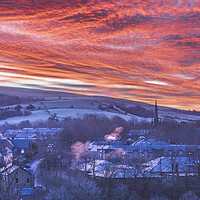 Buy canvas prints of New Mills, Derbyshire by John Finney