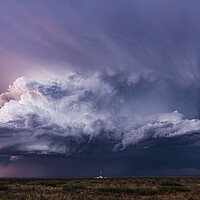 Buy canvas prints of Chihuahuan Supercell by John Finney