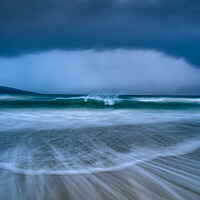 Buy canvas prints of Breakers on the storm. Isle of Harris. Scotland. by John Finney