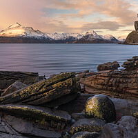 Buy canvas prints of Winters End. Elgol. by John Finney