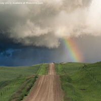 Buy canvas prints of Road to Heaven. Montana. by John Finney