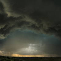 Buy canvas prints of Developing Tornado, Canadian, Texas by John Finney