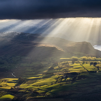 Buy canvas prints of Light over Castlerigg stone circle by John Finney