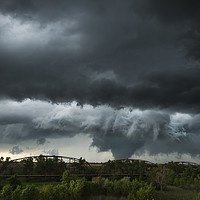 Buy canvas prints of EF3 Tornado, Canadian, Texas.  by John Finney