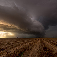 Buy canvas prints of Texas Panhandle, storm clouds over Drought by John Finney