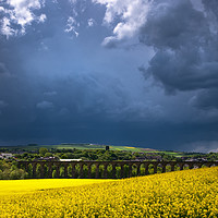 Buy canvas prints of Penistone Viaduct.  by John Finney