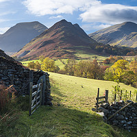 Buy canvas prints of Scope End view, Lake District by John Finney