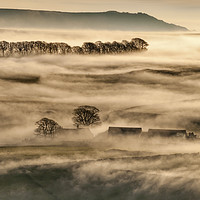 Buy canvas prints of Oxlow house, Derbyshire, England.  by John Finney