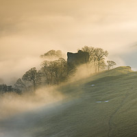 Buy canvas prints of Peveril Castle by John Finney