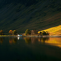Buy canvas prints of Buttermere water by John Finney