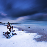 Buy canvas prints of Embleton beach, Northumberland by John Finney