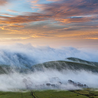 Buy canvas prints of Peakshill and Snels Low by John Finney
