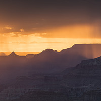 Buy canvas prints of Grand Canyon monsoon sunset  by John Finney