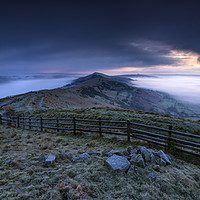 Buy canvas prints of The Great Ridge at sunrise  by John Finney