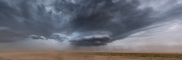 Dusty Supercell storm Acrylic by John Finney