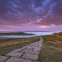 Buy canvas prints of Mam Tor to Rushup Edge, Derbyshire by John Finney