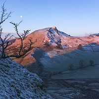 Buy canvas prints of Chrome Hill Winter sunrise by John Finney