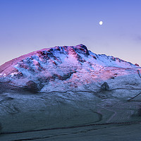 Buy canvas prints of Chrome Hill Winter sunrise  by John Finney