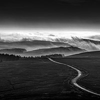 Buy canvas prints of Leap Edge from Axe Edge. Derbyshire.  by John Finney