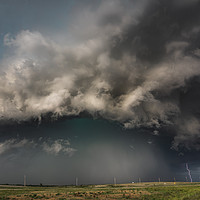 Buy canvas prints of Kansas monster storm by John Finney