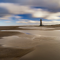 Buy canvas prints of Point of Ayr Lighthouse, North wales by John Finney