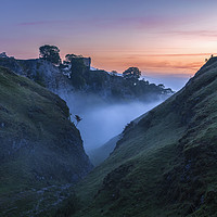 Buy canvas prints of Cave Dale Haunted Dawn by John Finney