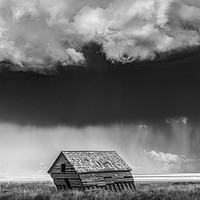 Buy canvas prints of Oklahoma barn storm by John Finney