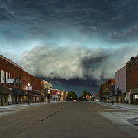 Buy canvas prints of Wild West Supercell by John Finney