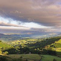 Buy canvas prints of The Rolling Hills of the Peak District  by John Finney