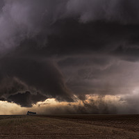 Buy canvas prints of Tornado touches down in Texas by John Finney