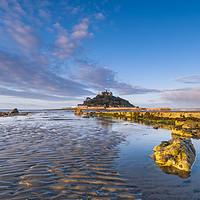 Buy canvas prints of St Michaels Mount, Cornwall by John Finney