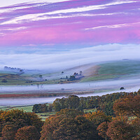 Buy canvas prints of Dreamy autumn landscape by John Finney