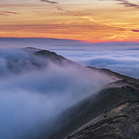Buy canvas prints of Rushup Edge Inversion by John Finney