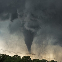 Buy canvas prints of Tornado, Edmond, Oklahoma by John Finney