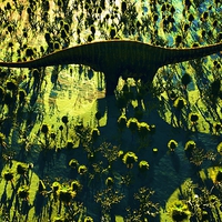 Buy canvas prints of Jurassic park by Dariusz Miszkiel