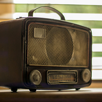 Buy canvas prints of  Vintage Radio by Bryan Condie