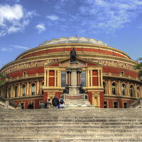 Buy canvas prints of  The Royal Albert Hall by Lee Nichols