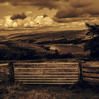 Buy canvas prints of  Goyt Valley landscape by Glyn Wade