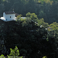 Buy canvas prints of Mountain Chapel in Lousa by Angelo DeVal