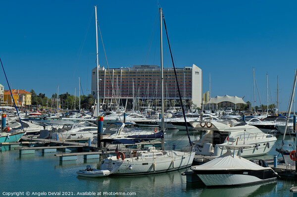 Vilamoura Marina 4 Picture Board by Angelo DeVal