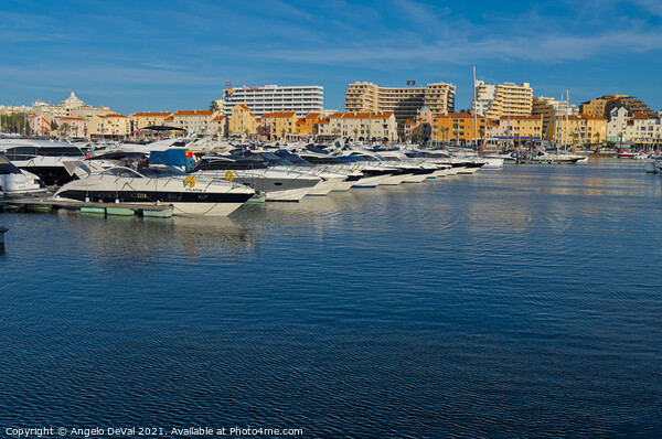 Marina of Vilamoura during afternoon Picture Board by Angelo DeVal