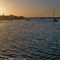 Buy canvas prints of Sunset Time in Faro Island. Algarve by Angelo DeVal