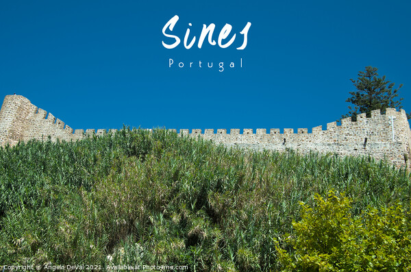 Sines Castle Wall - Portugal Picture Board by Angelo DeVal